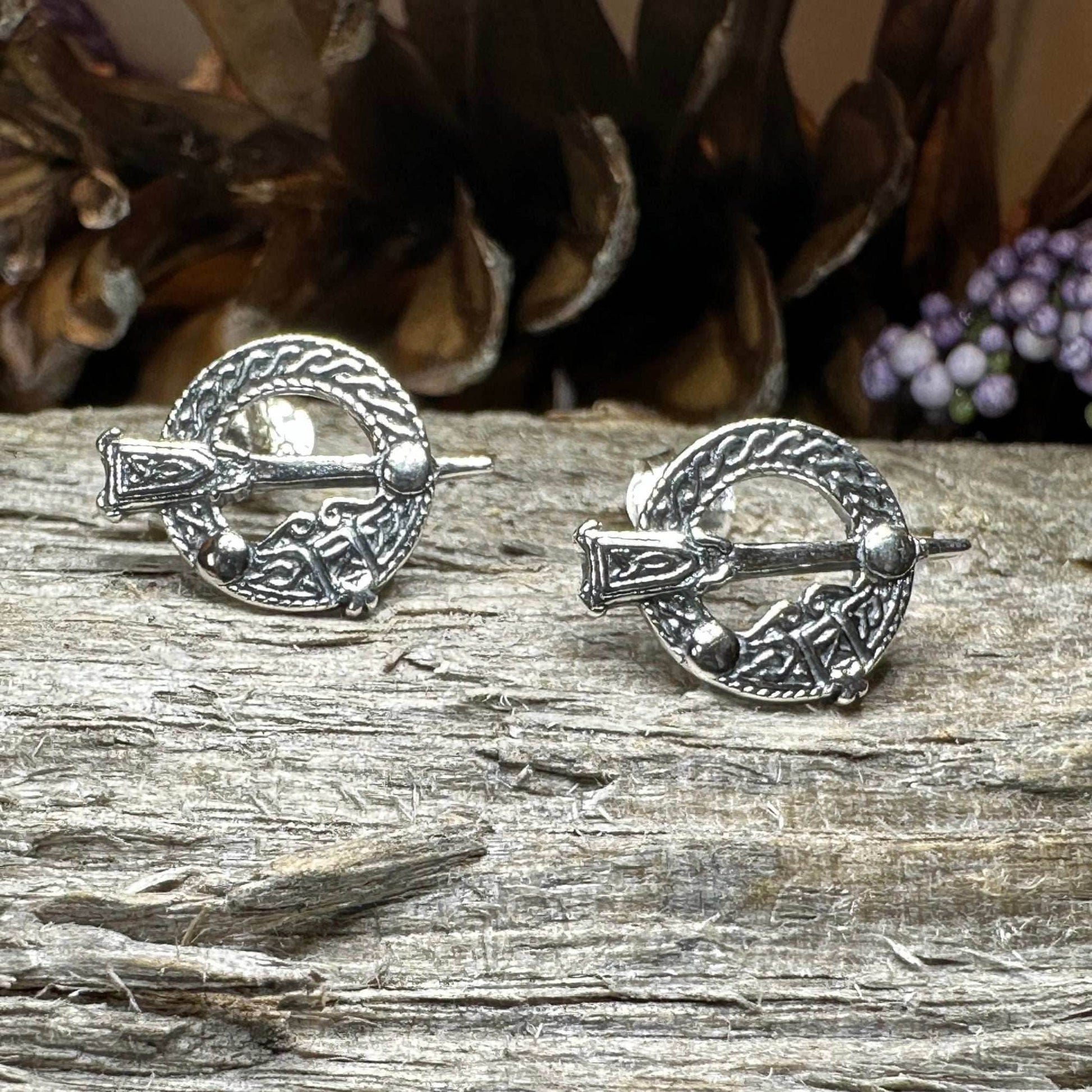 Celtic Tara Stud Earrings - 