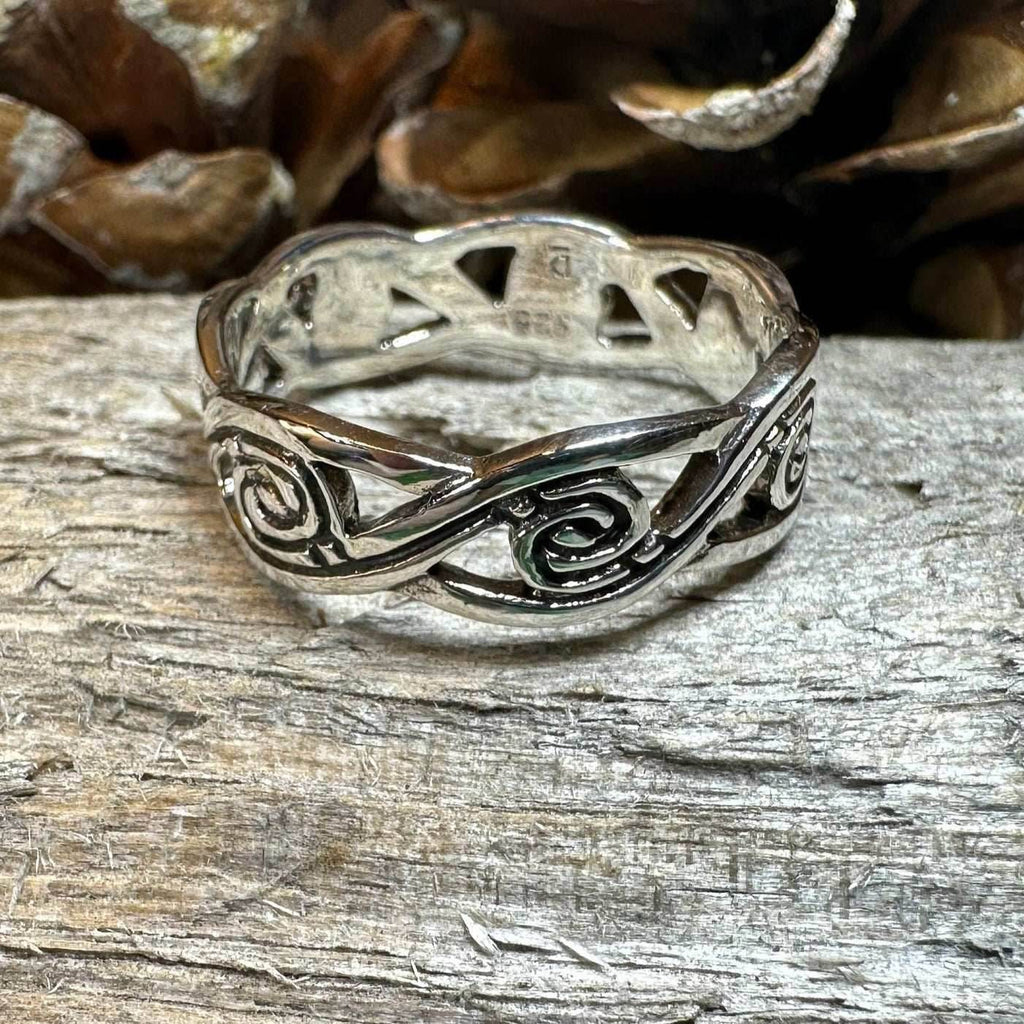 Wren Triple Spiral Ring - 5