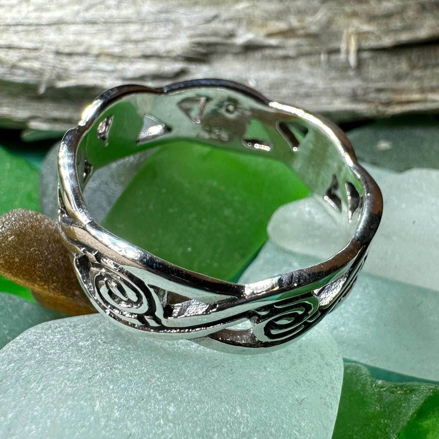Wren Triple Spiral Ring - 5