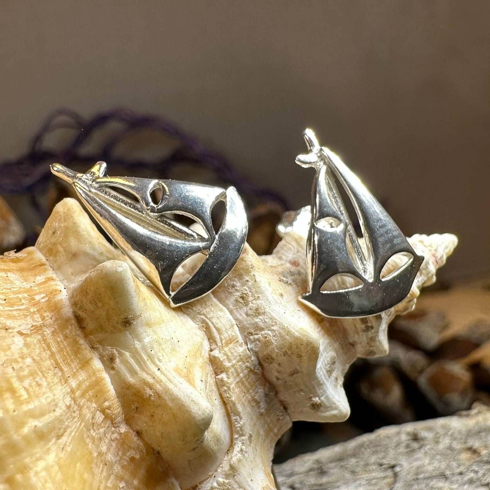 Summerlea Sailboat Post Earrings - 