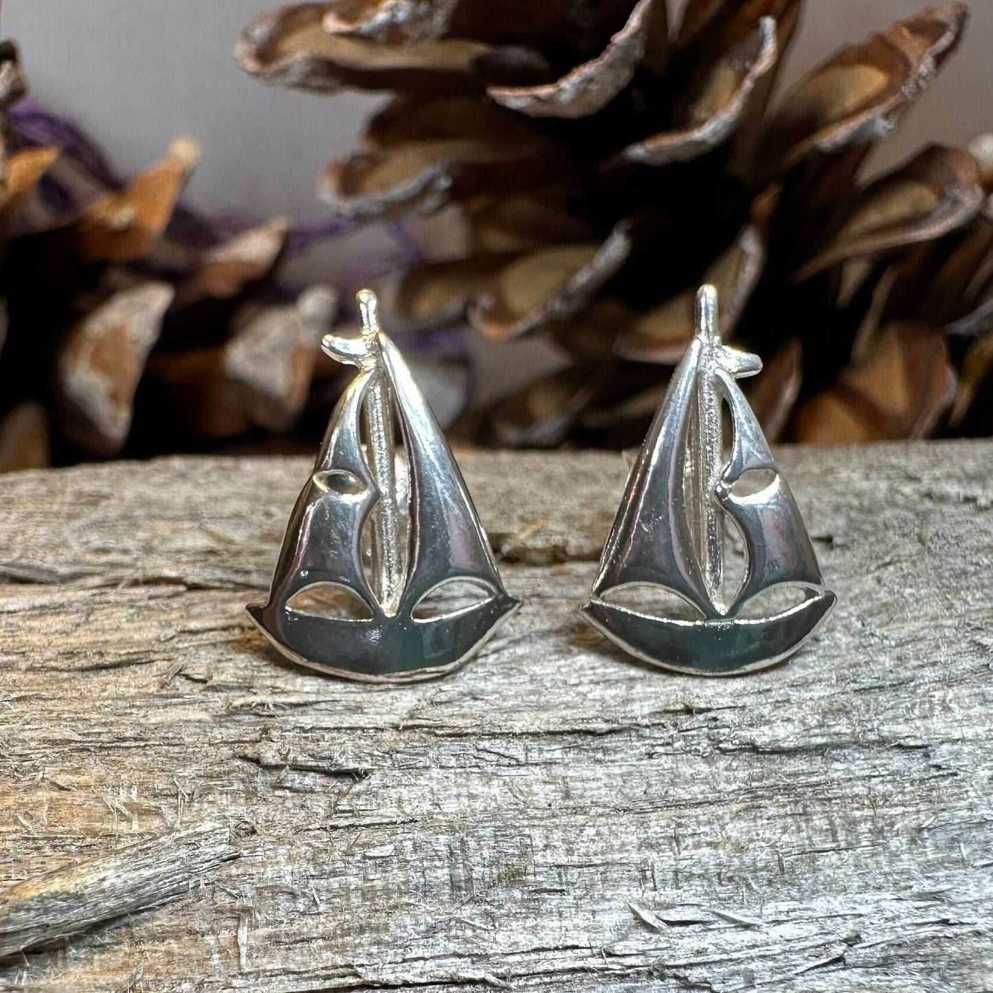 Summerlea Sailboat Post Earrings - 