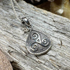 Rathkenny Celtic Spiral Necklace - 18
