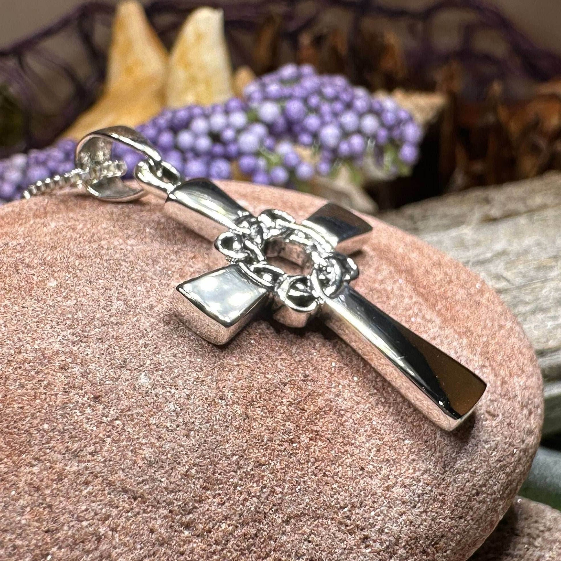 Cafell Celtic Cross Necklace - 18