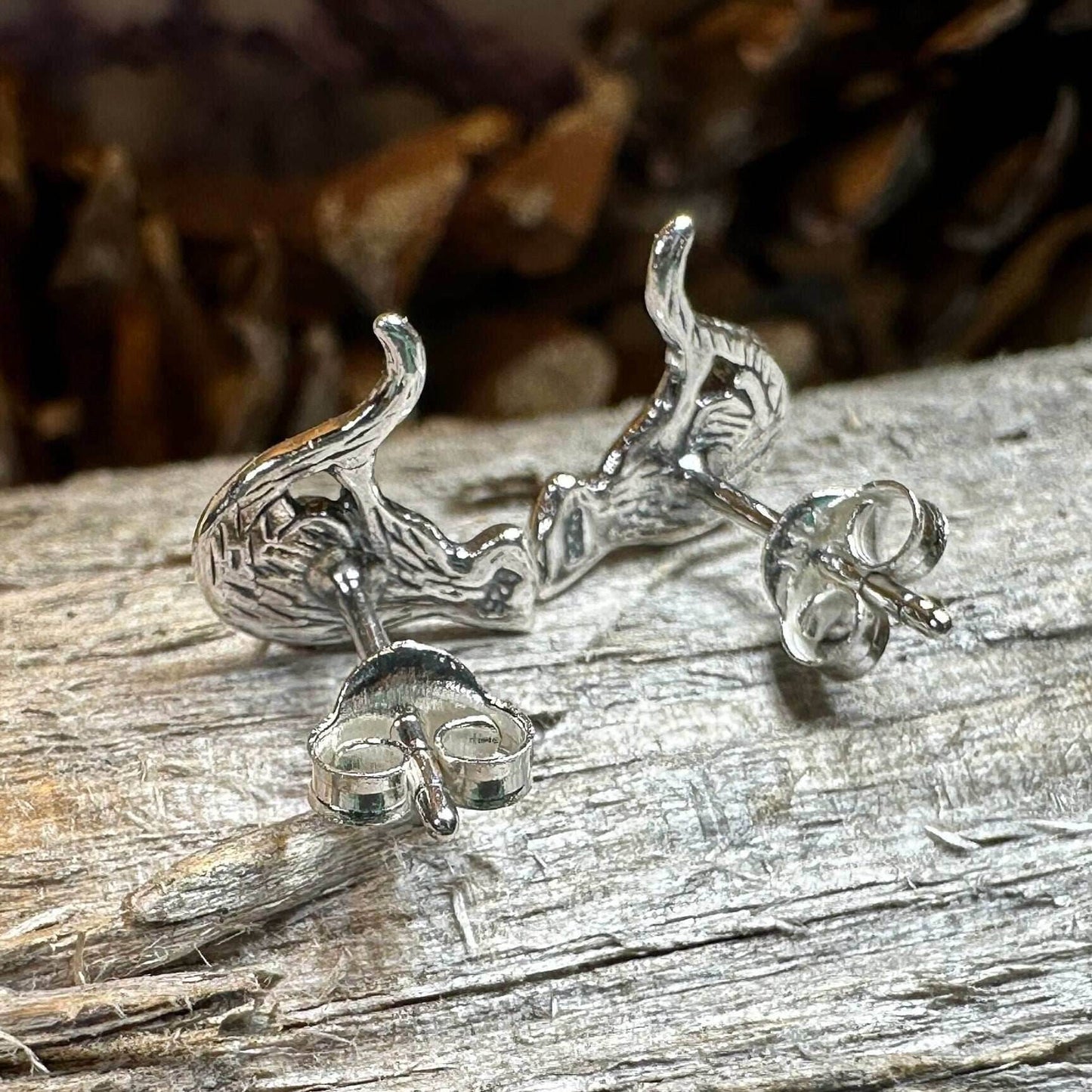 Dagny Cat Stud Earrings - 