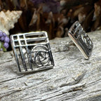 Lacee Mackintosh Rose Post Earrings - 