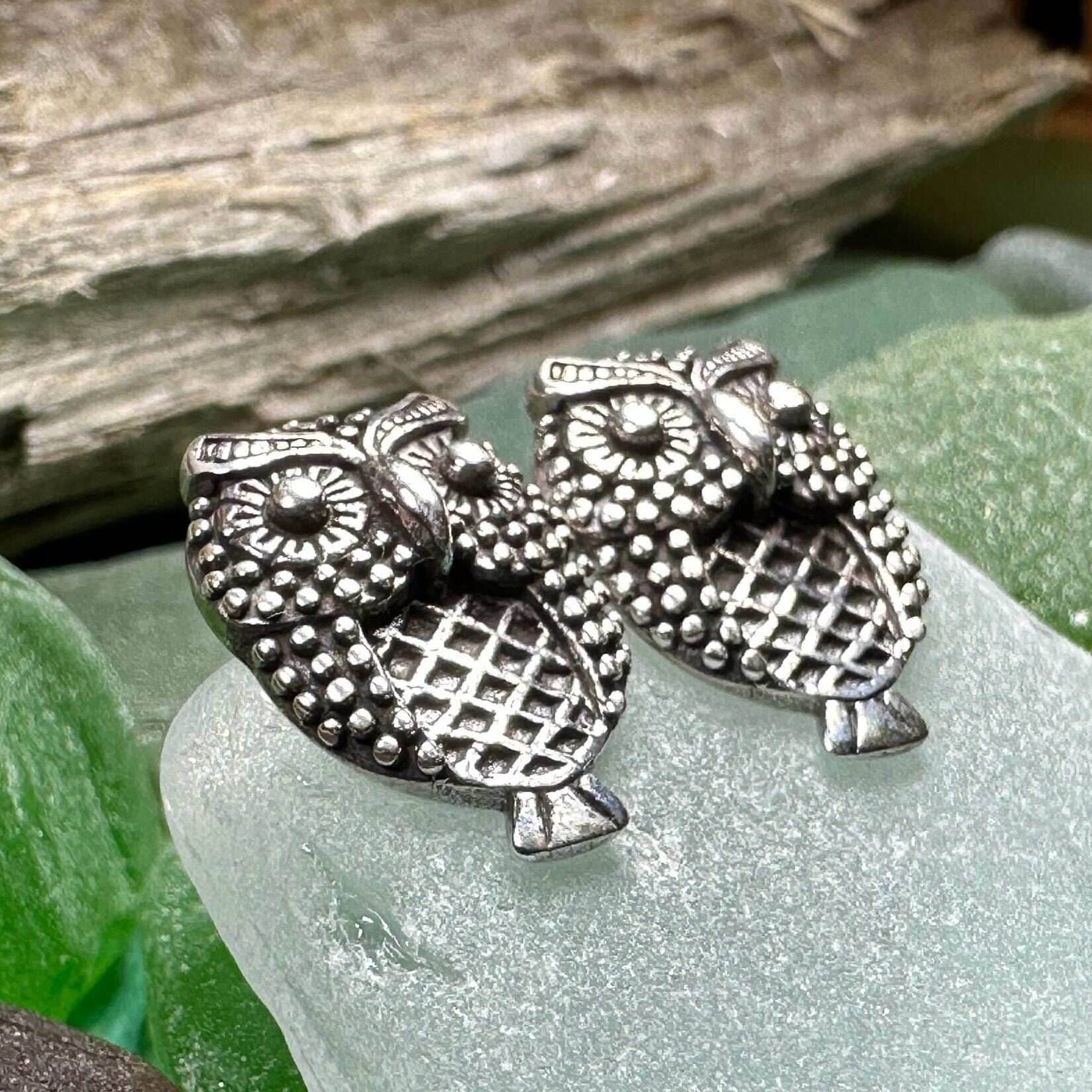 Hoot Owl Stud Earrings - 