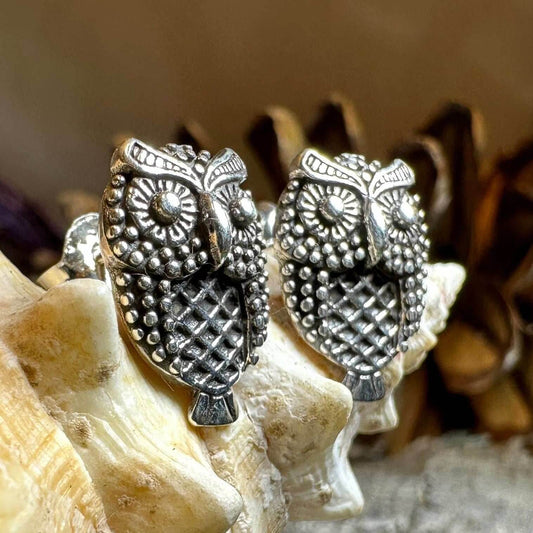 Hoot Owl Stud Earrings - 