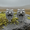 Hoot Owl Stud Earrings