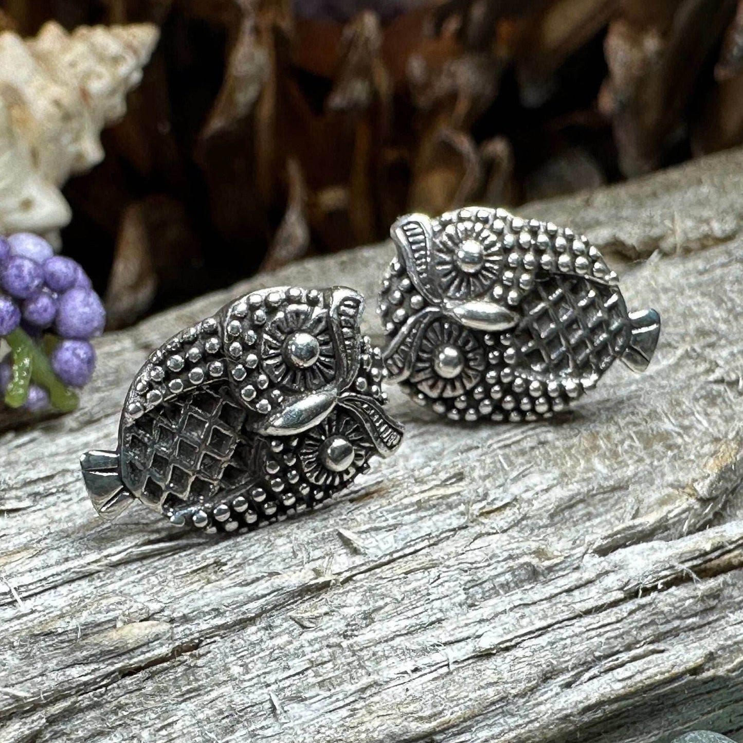 Hoot Owl Stud Earrings - 