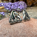 Chana Trinity Knot Post Earrings - 