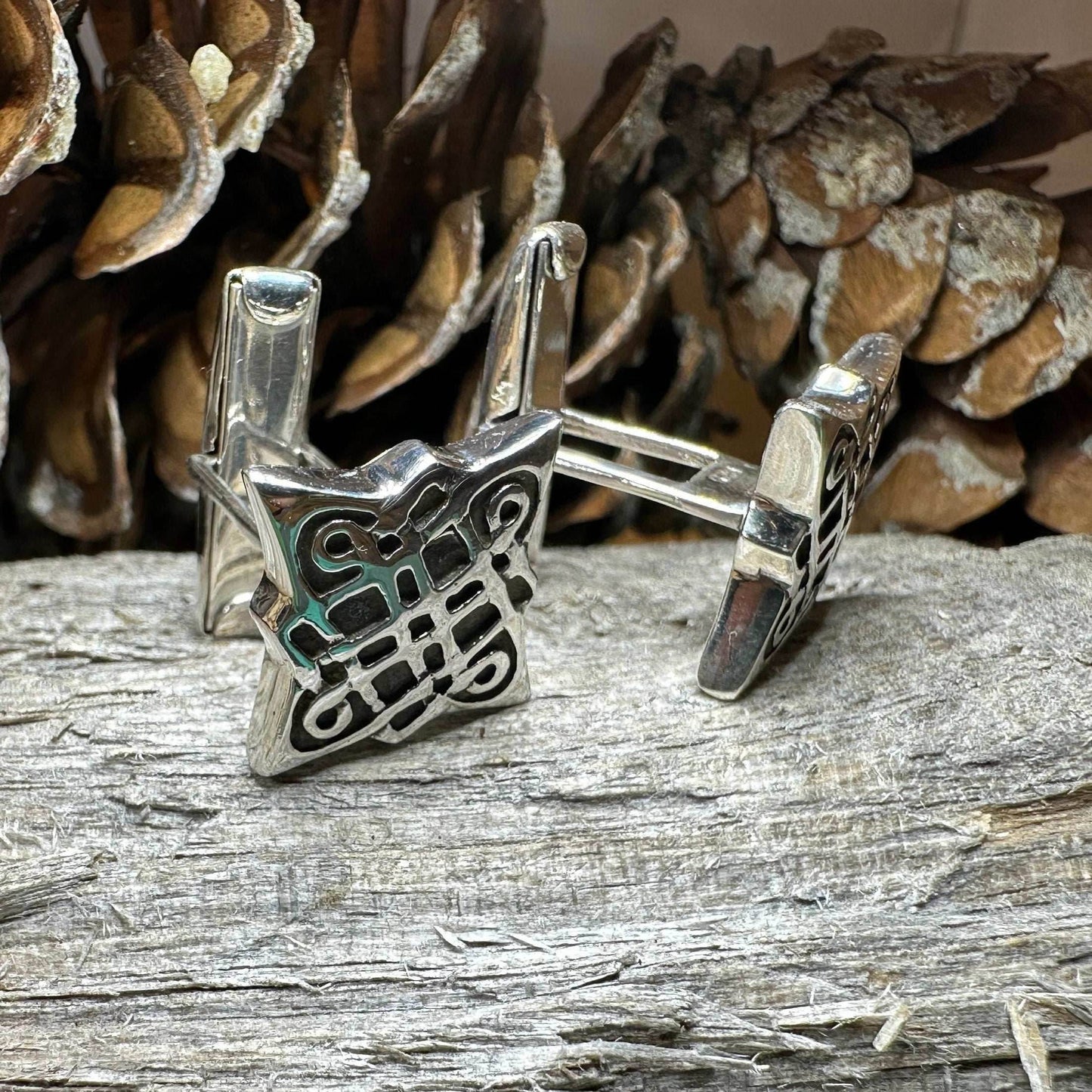 Mulkear Celtic Knot Cuff Links - 