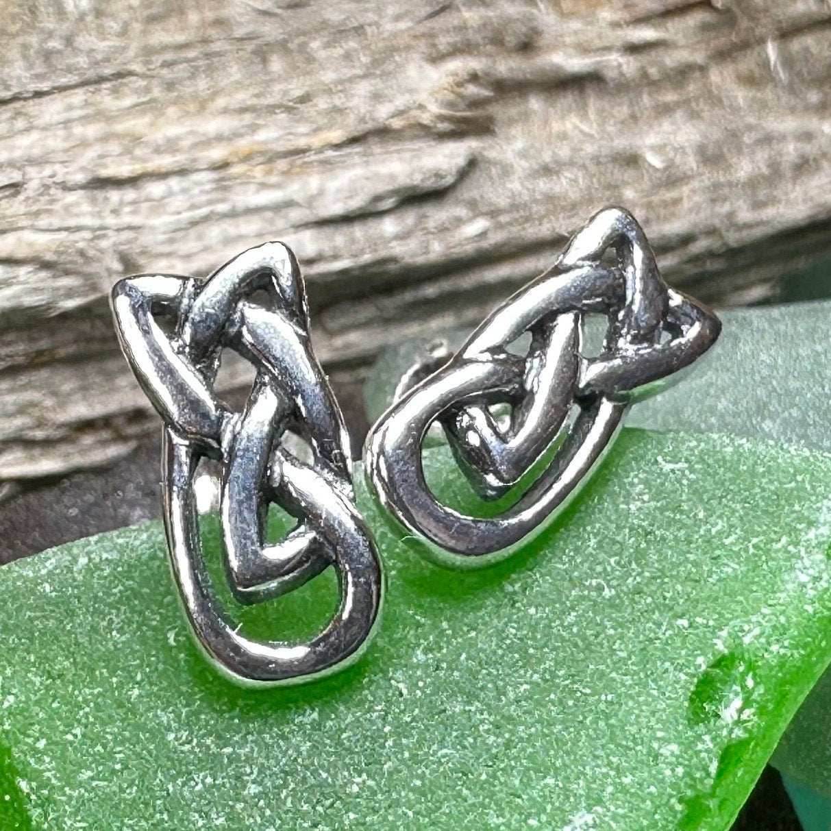 Arianell Celtic Knot Stud Earrings - 