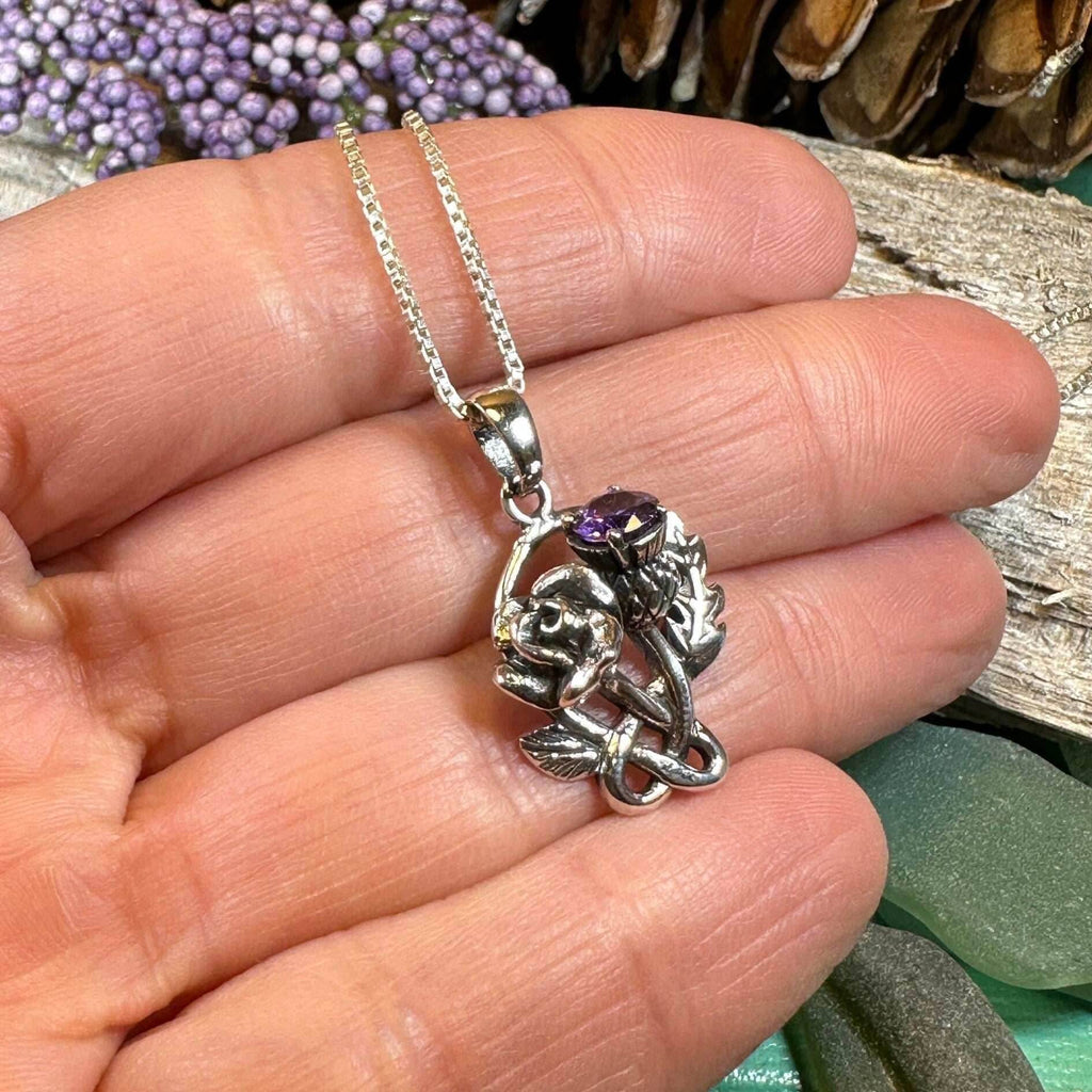 Thistle & Rose Necklace - 18