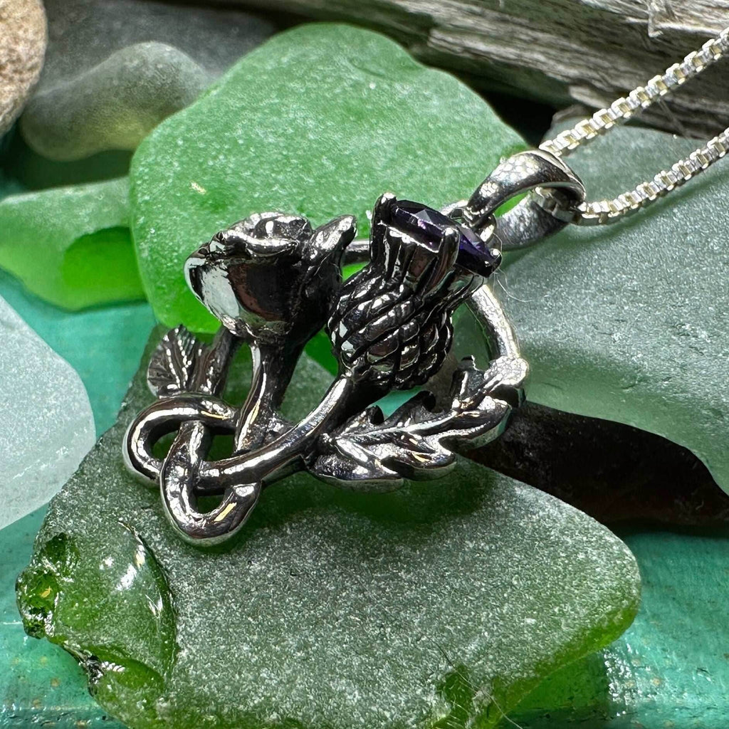 Thistle & Rose Necklace - 18
