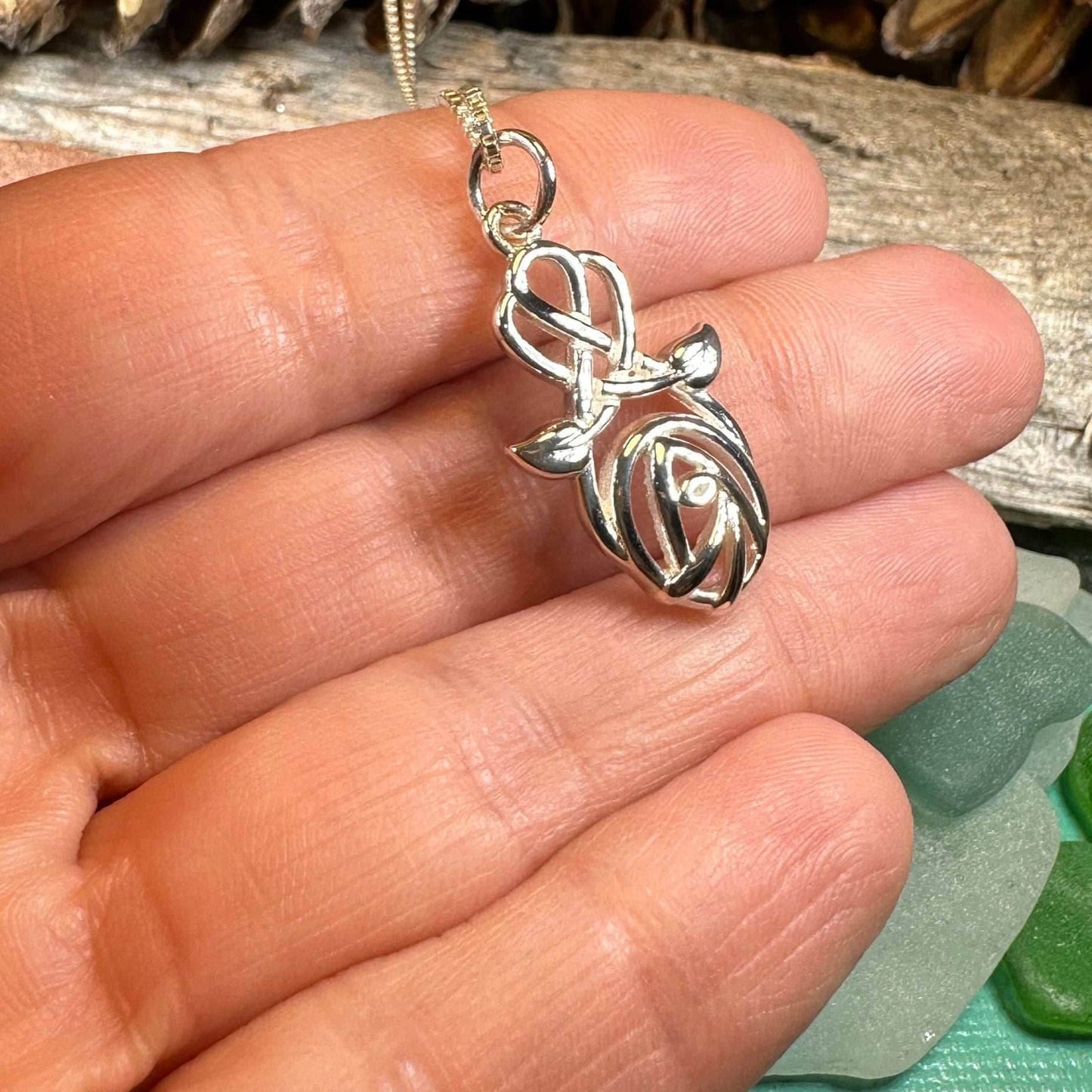 Cienna Mackintosh Rose Necklace - 18