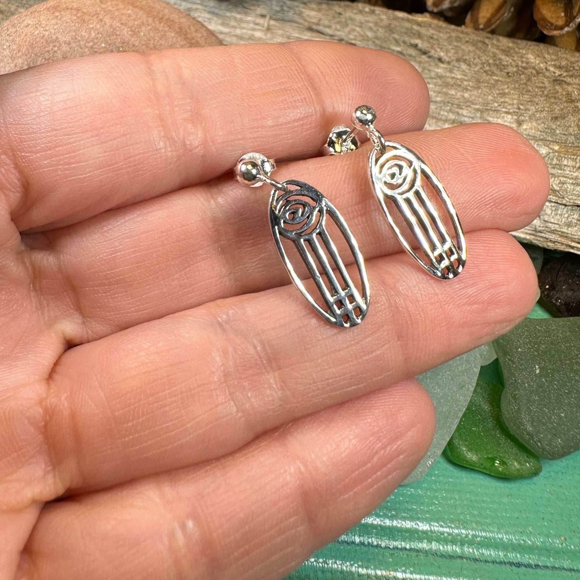 Darcie Mackintosh Rose Earrings - 