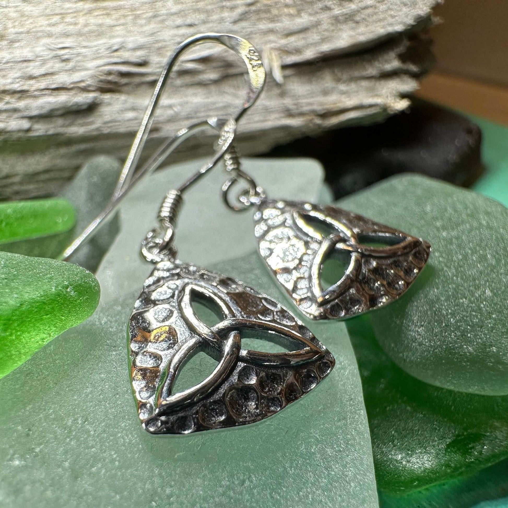 Delphine Trinity Knot Earrings - 