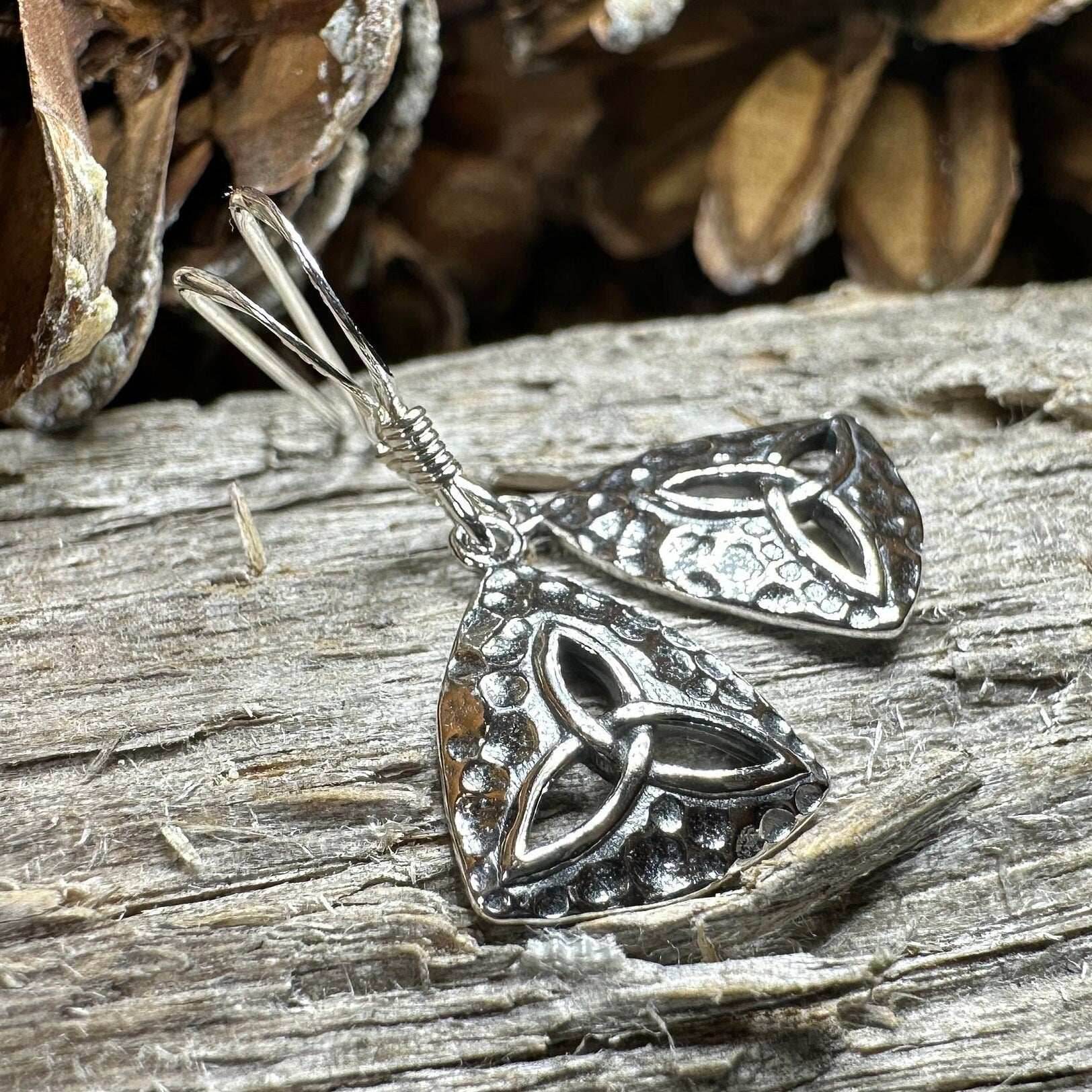 Delphine Trinity Knot Earrings - 