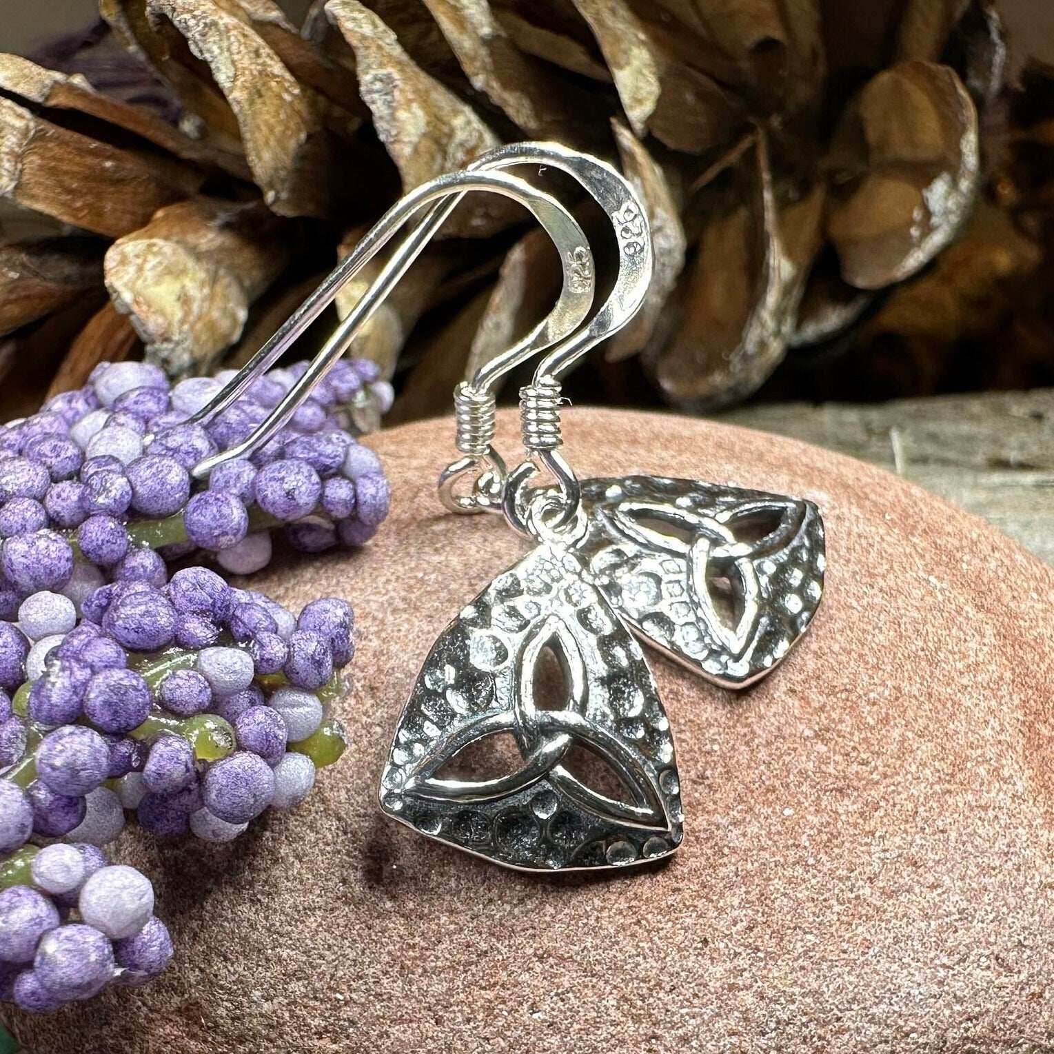 Delphine Trinity Knot Earrings - 