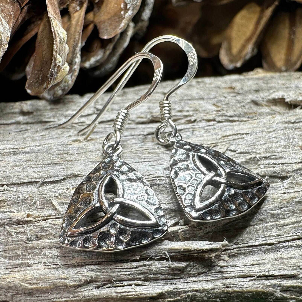 Delphine Trinity Knot Earrings - 