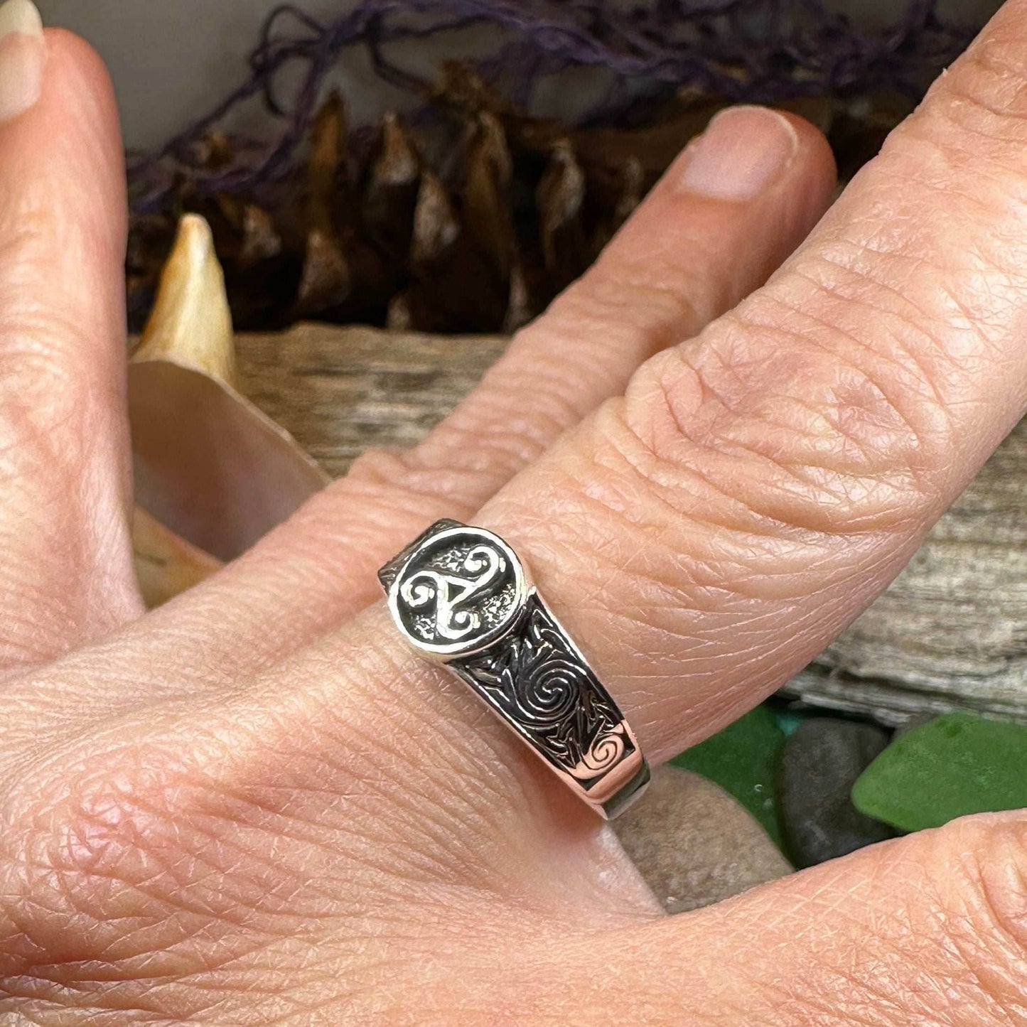 Reeve Triple Spiral Ring - 5