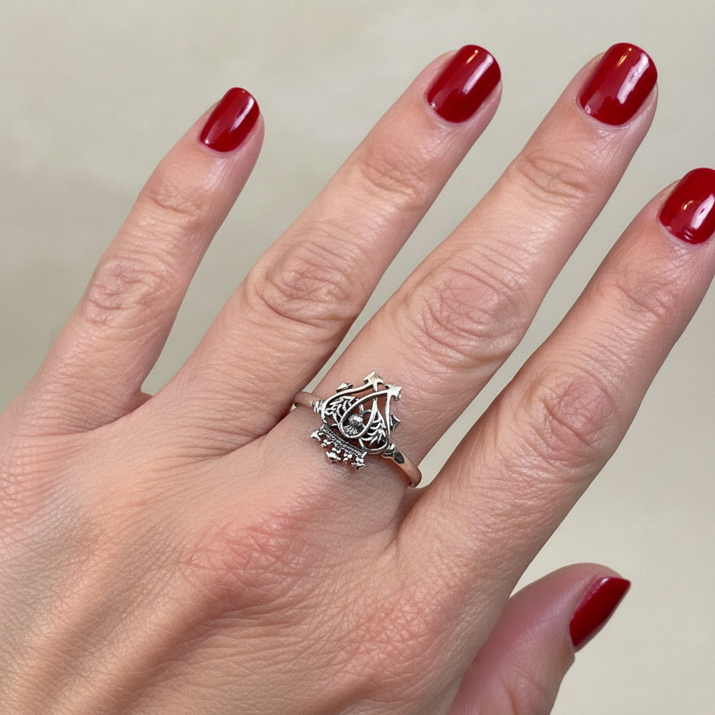 Classic Thistle Luckenbooth Ring