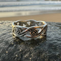 Wren Triple Spiral Ring