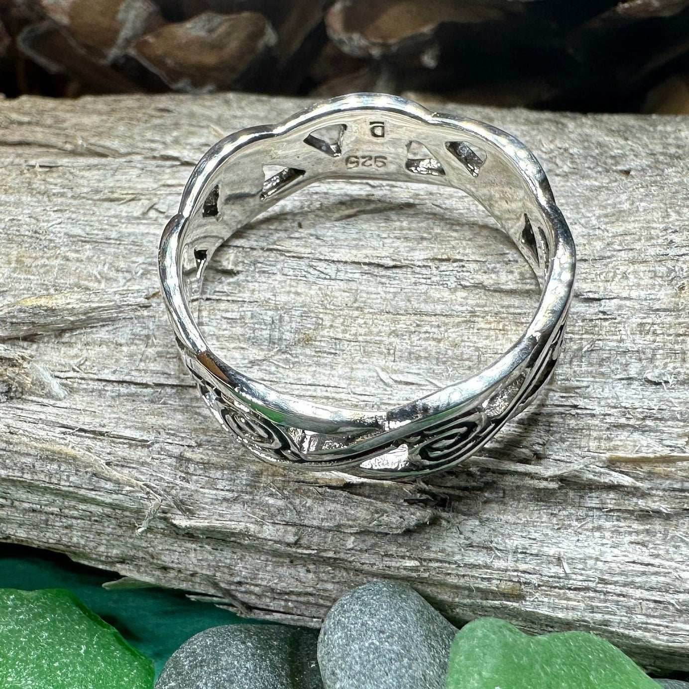 Wren Triple Spiral Ring - 5