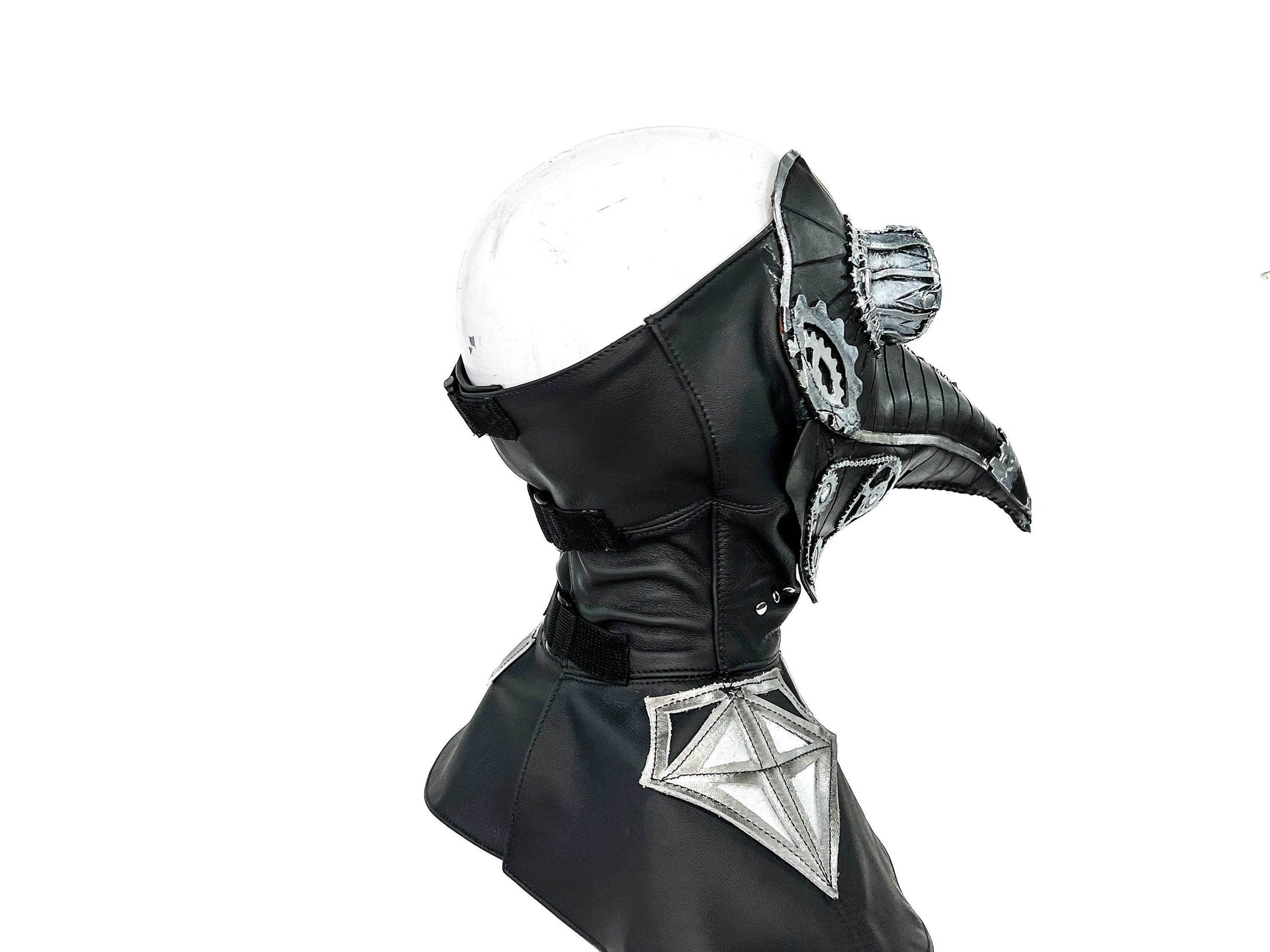 The Plague - Genuine Leather Mask - With Hat