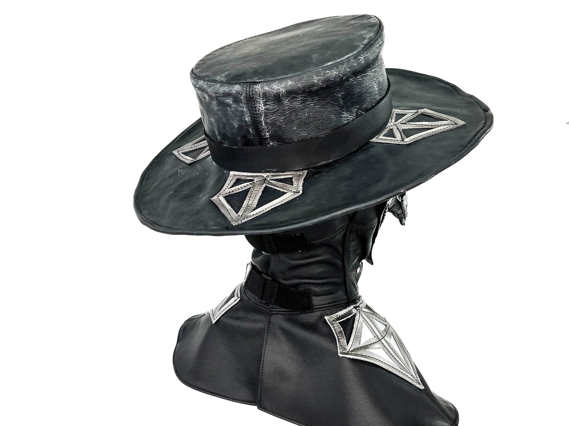 The Plague - Genuine Leather Mask - With Hat