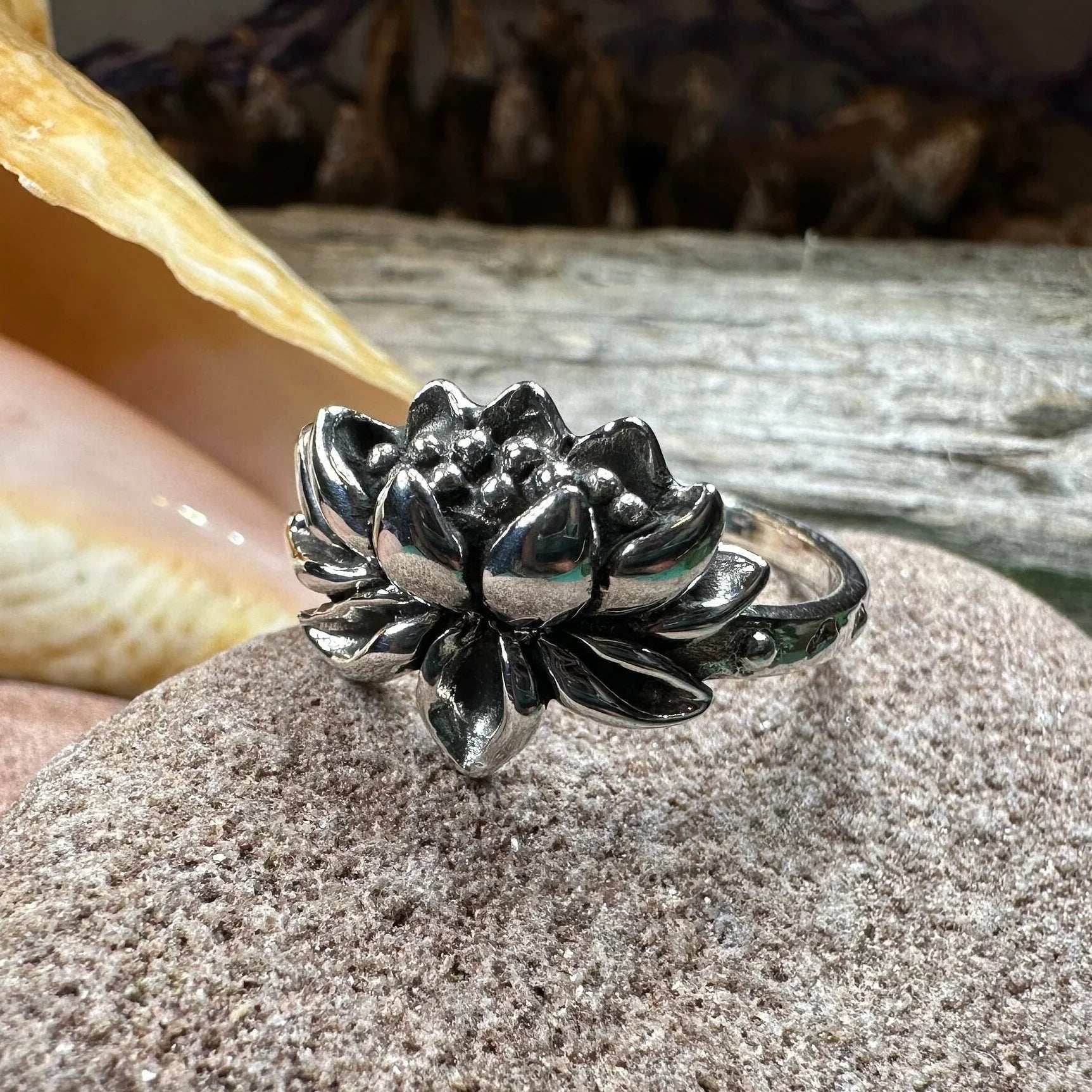 First Bloom Lotus Ring - 6