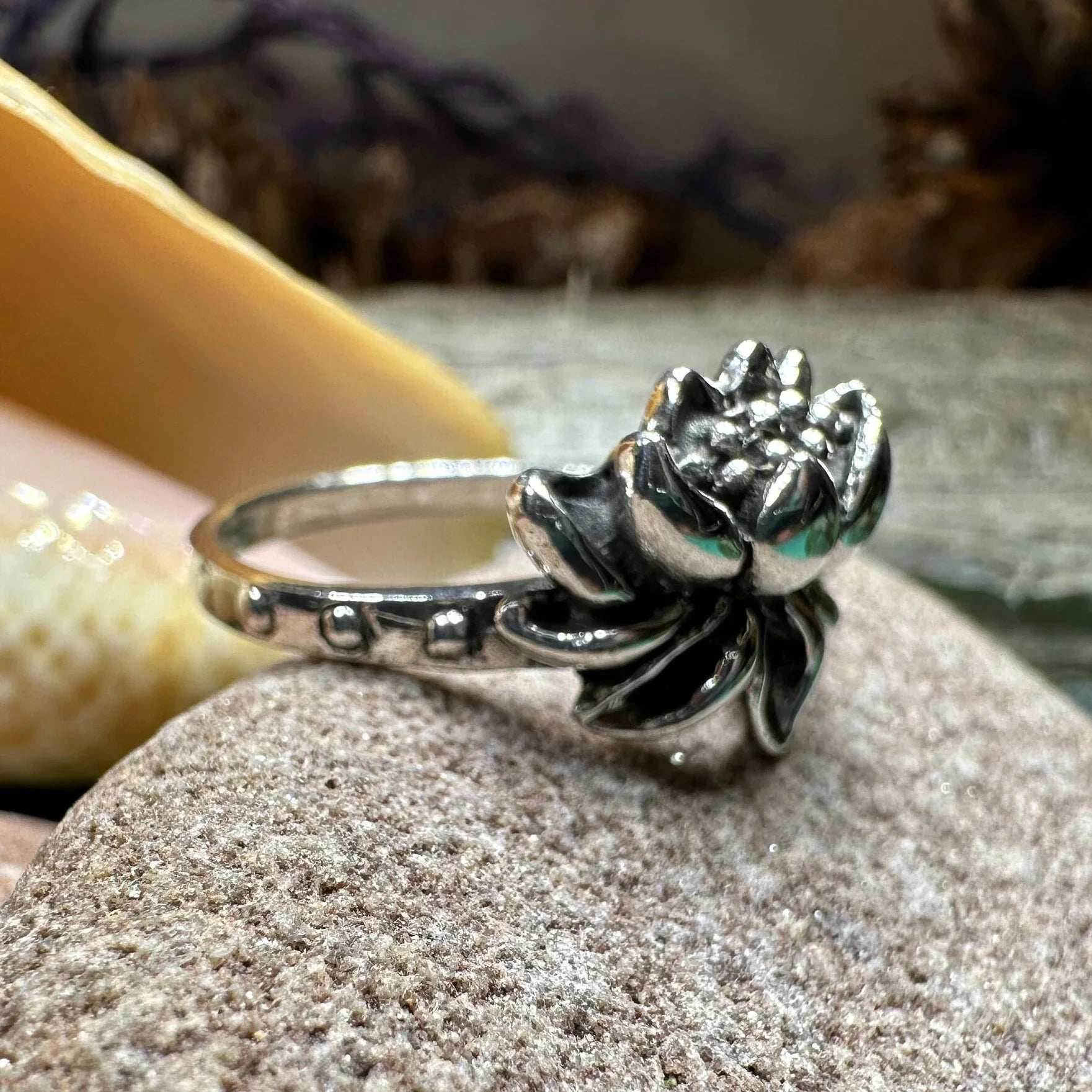 First Bloom Lotus Ring - 6