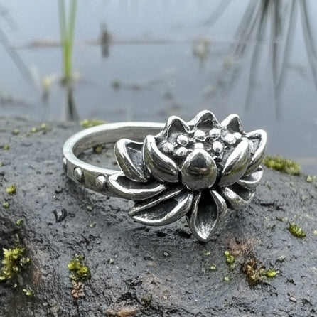 First Bloom Lotus Ring