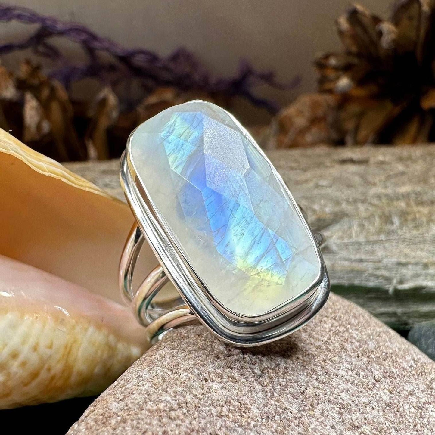 Celtic Dream Moonstone Ring - 5
