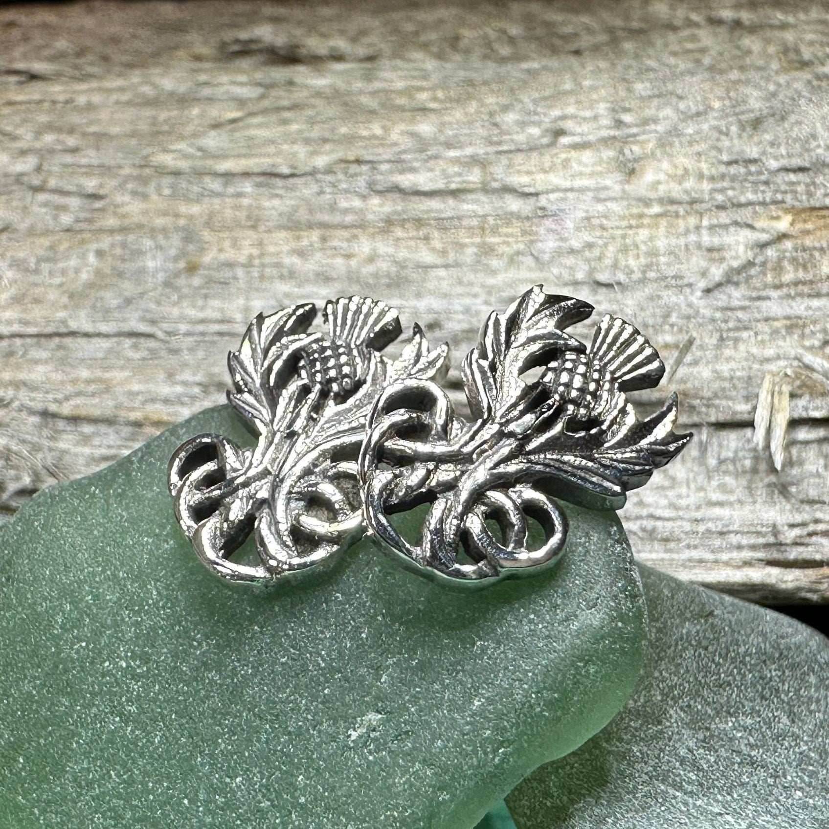 Heritage Thistle Post Earrings - 
