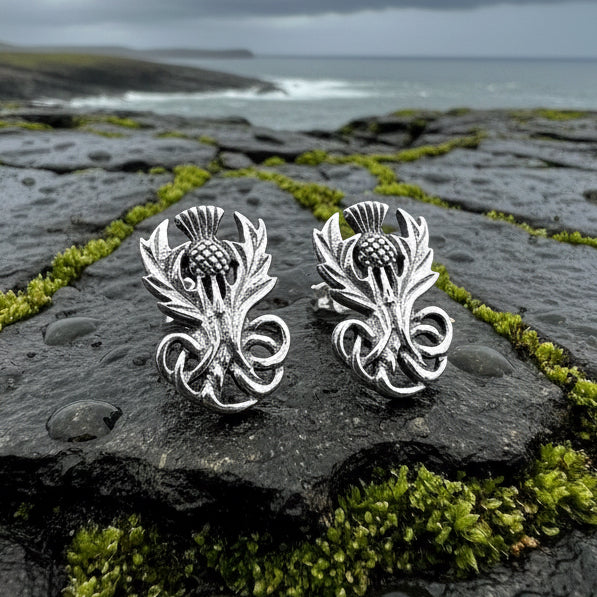 Heritage Thistle Post Earrings