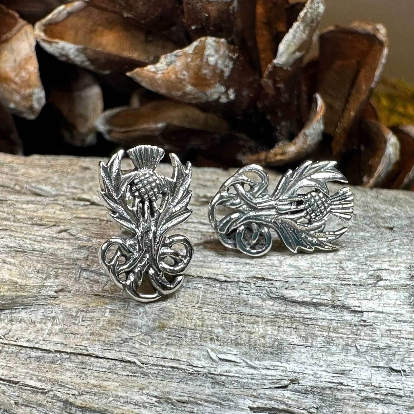 Heritage Thistle Post Earrings - 