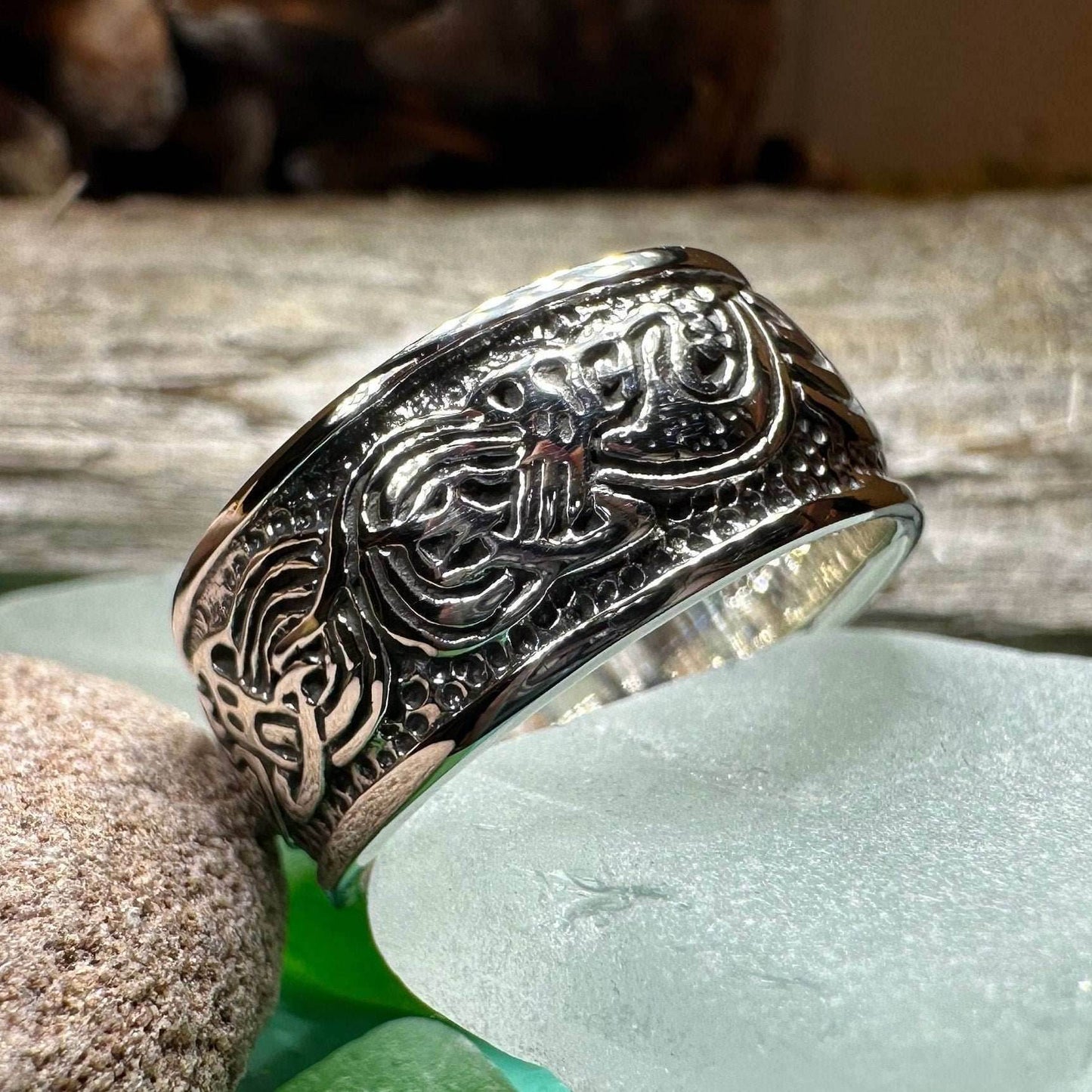 Thorvald Celtic Dragon Ring - 6
