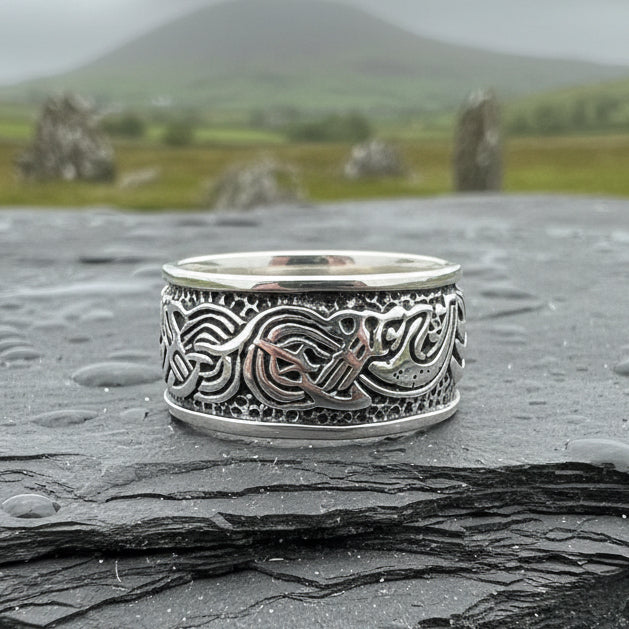 Thorvald Celtic Dragon Ring