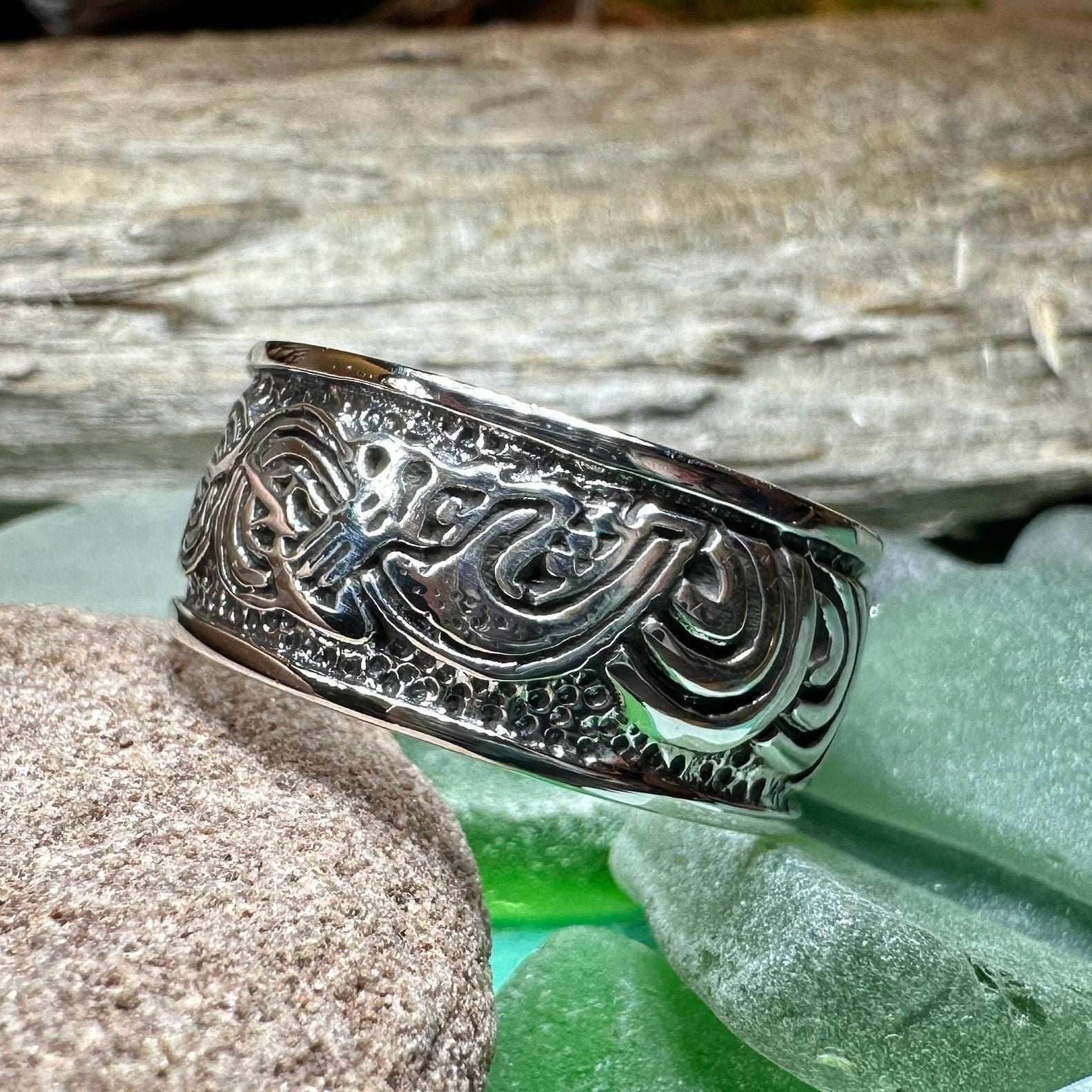 Thorvald Celtic Dragon Ring - 6