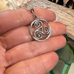 Orkney Celtic Spiral Necklace - 18