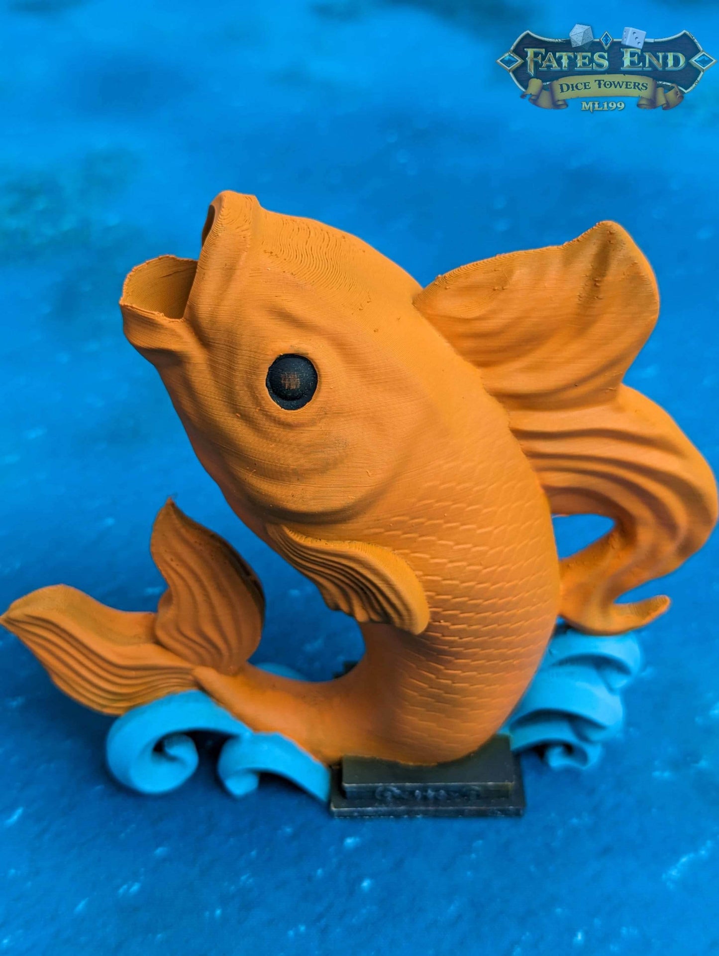 Koi Fish Dice Tower-Fate's End - Black