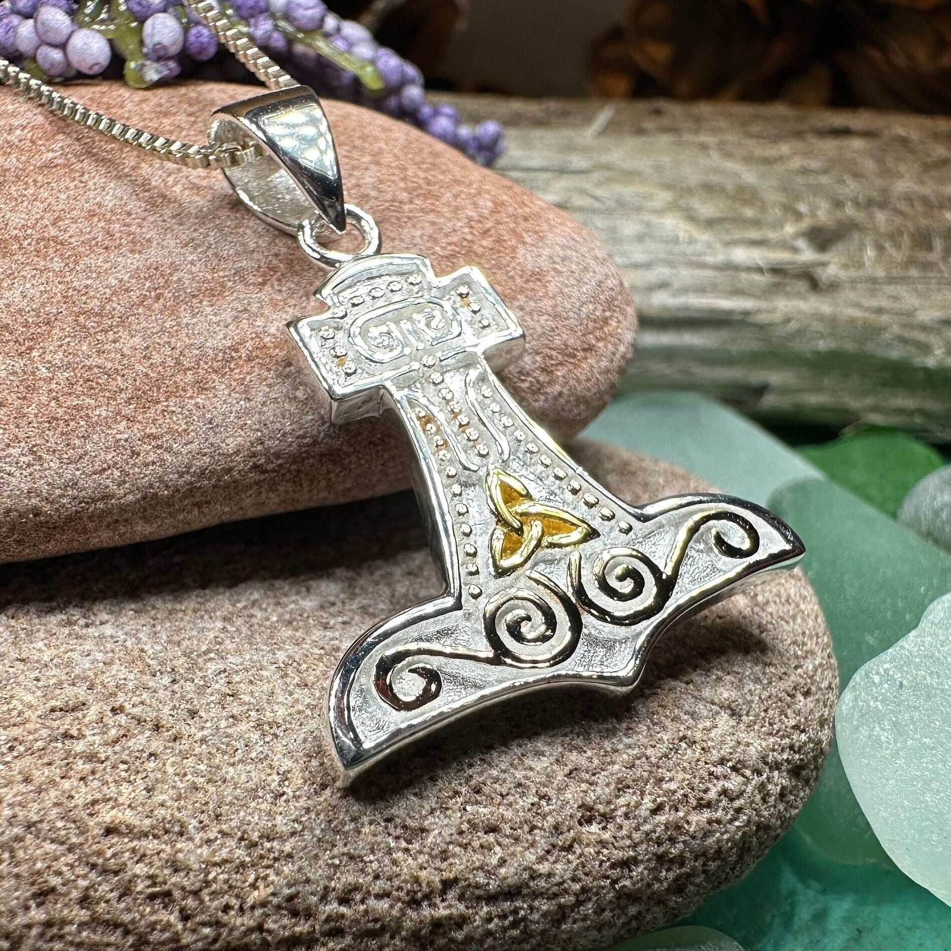 Old Norse Thor's Hammer Necklace - 18