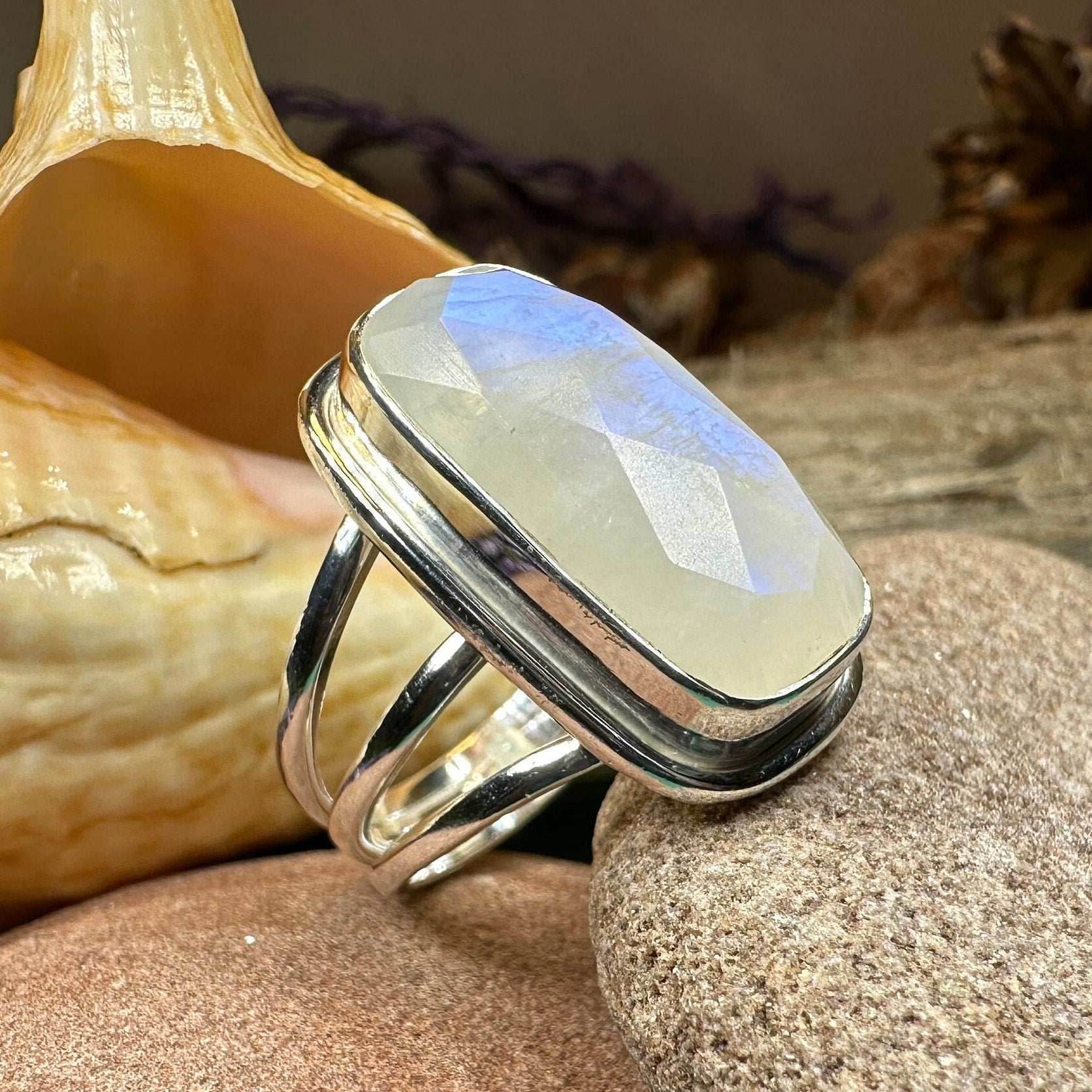 Celtic Dream Moonstone Ring - 5
