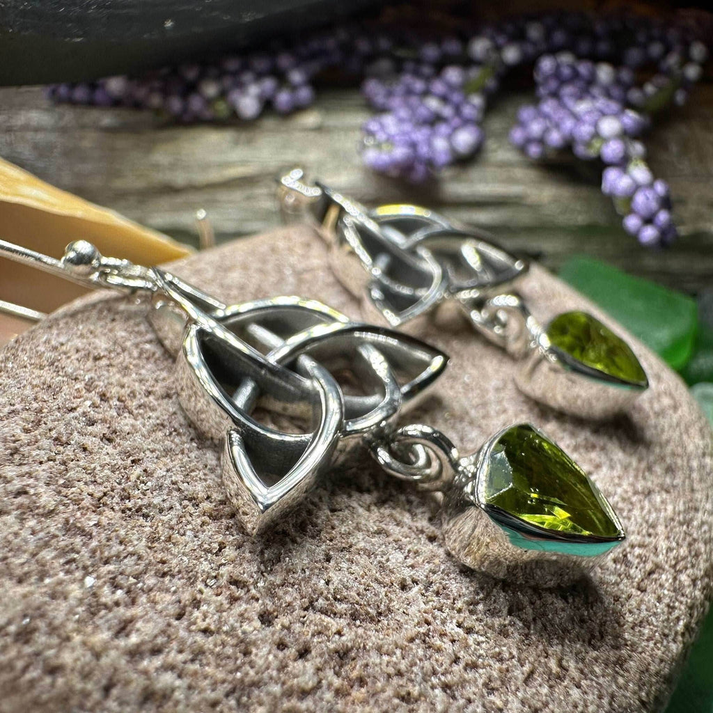 Torrina Trinity Knot Earrings - Amethyst