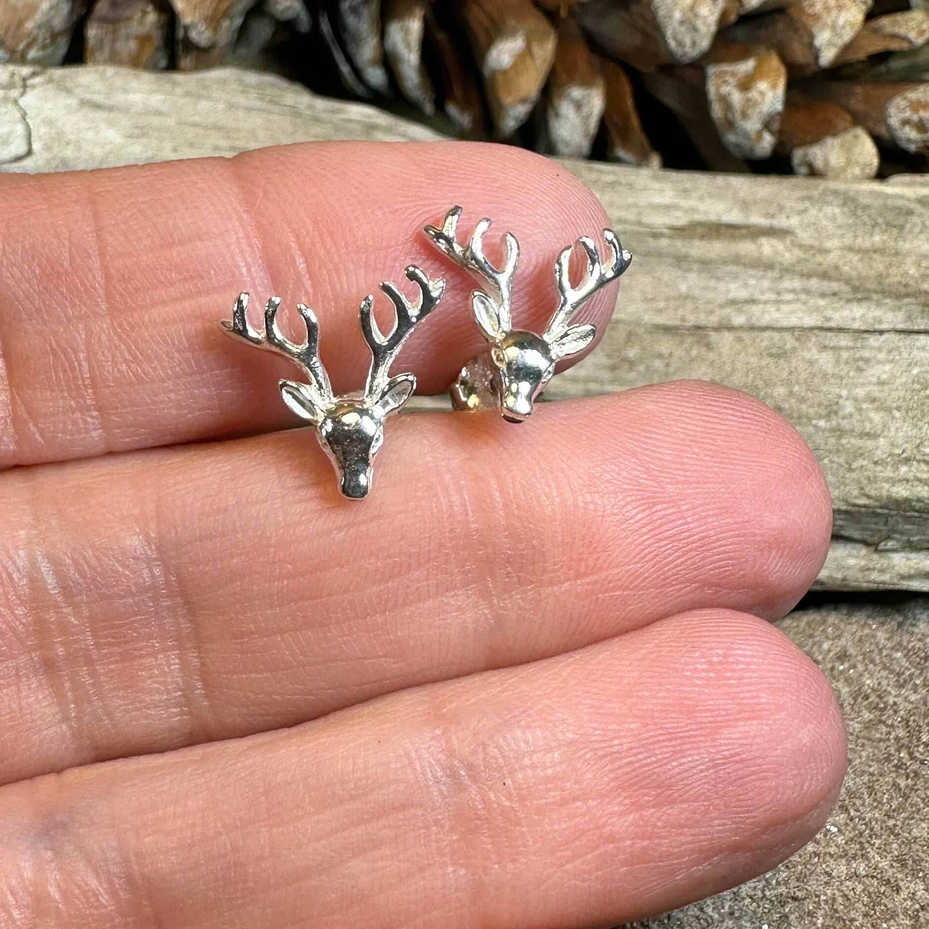 Stag Stud Earrings - 