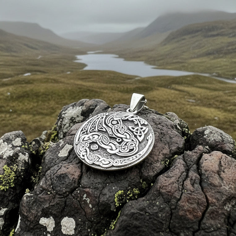 Skoll Celtic Dragon Necklace