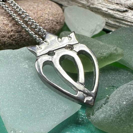 Two Hearts Luckenbooth Necklace - 