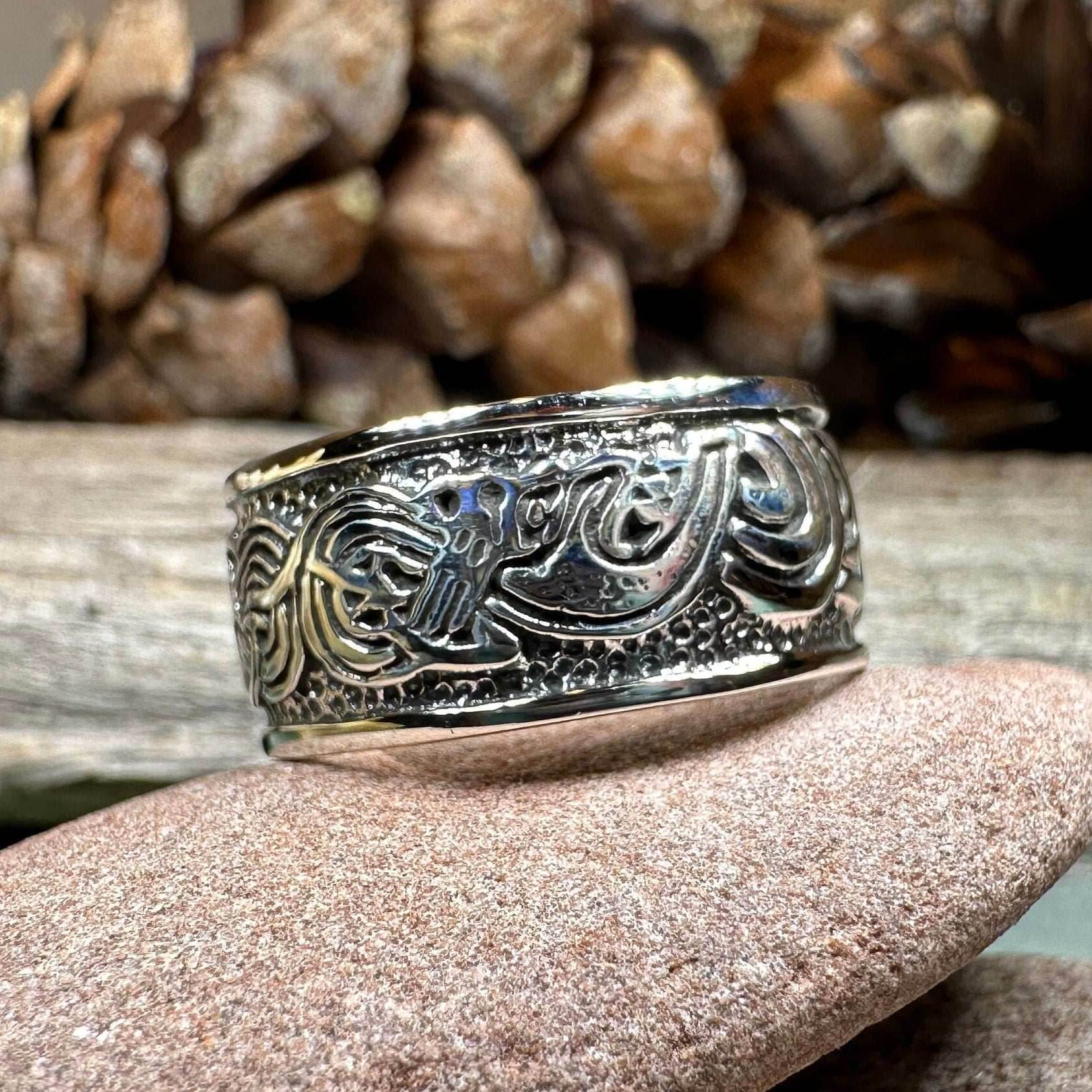 Thorvald Celtic Dragon Ring - 6