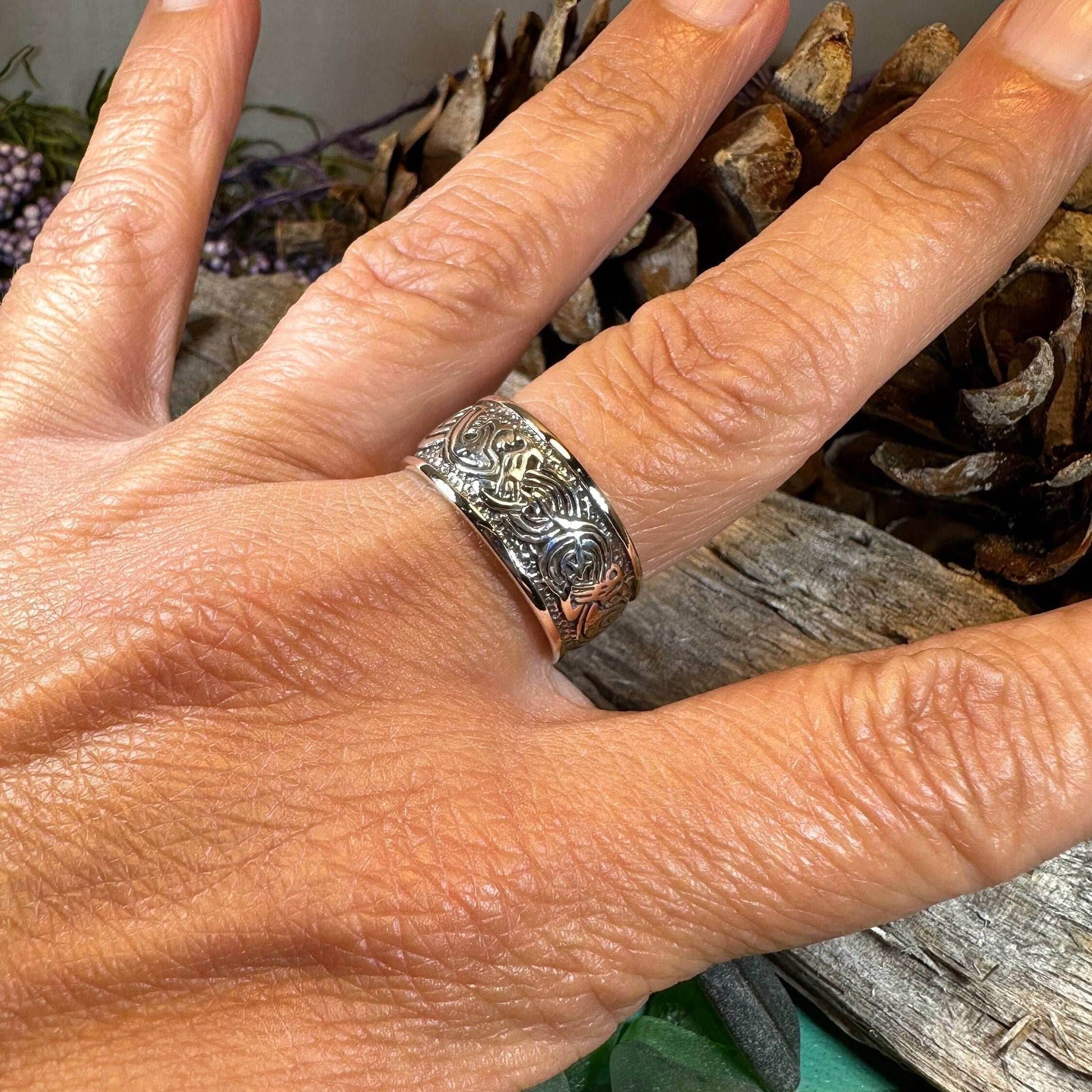 Thorvald Celtic Dragon Ring - 6